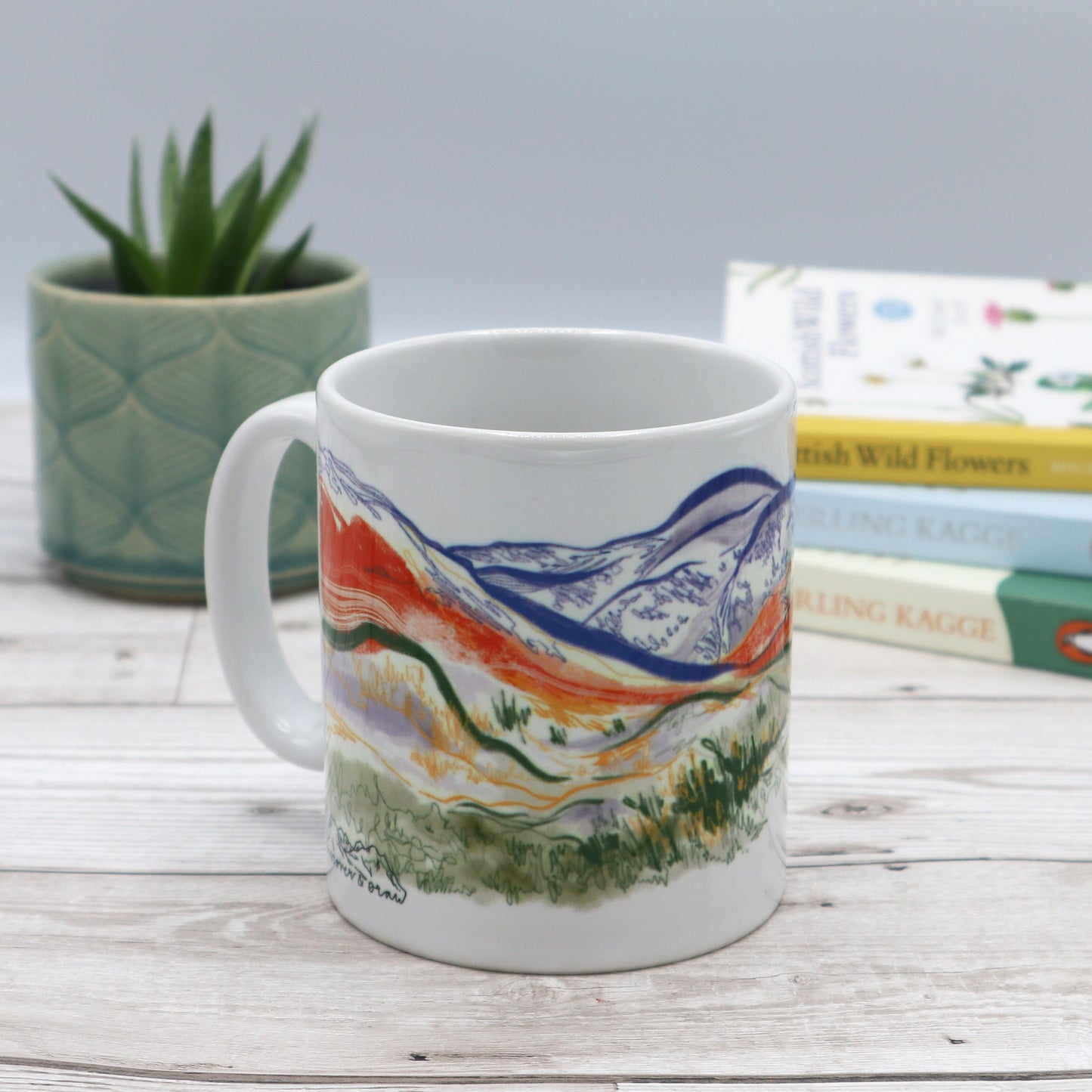 Steall Falls Mountain Ceramic Mug