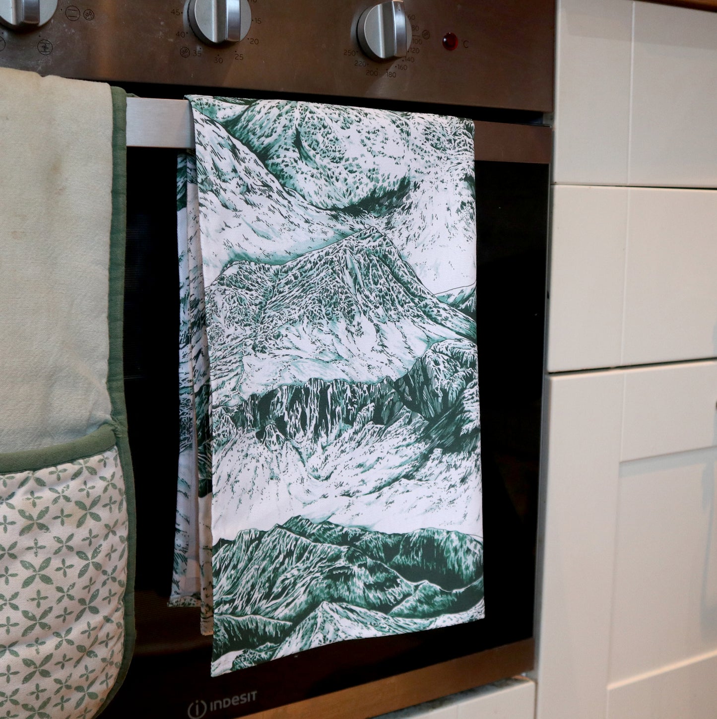 Green Mountain Tea Towel