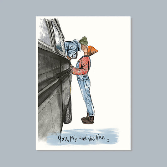 You, Me And The Van Art Print